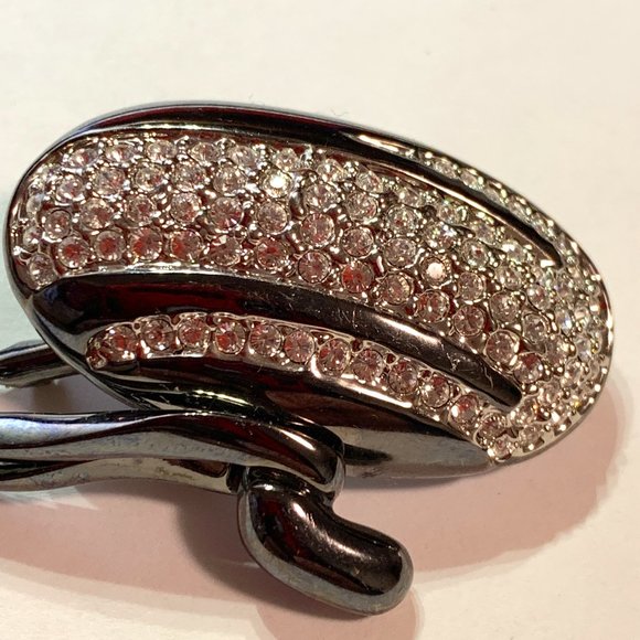💝Vintage Butler Rhinestone Brooch 1980s - Picture 4 of 7